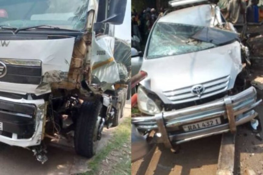 Musanze: Habaye impanuka ikomeye aho ikamyo igonze abantu batandatu