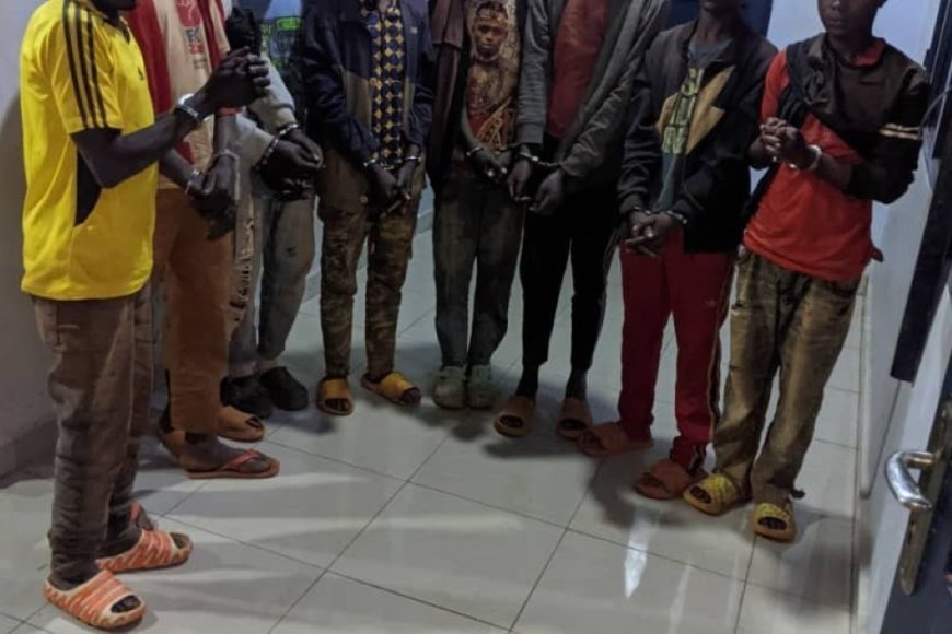 Huye: Polisi yafashe abantu icyenda bibaga abaturage bitwaje intwaro gakondo