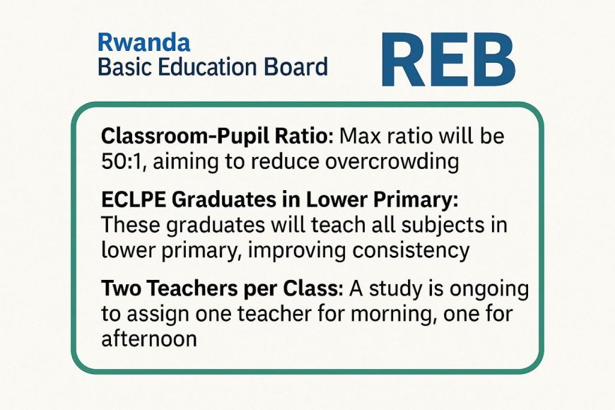 Dore impinduka zigera kuri 15 zigiye gukorwa mu burezi bw'uRwanda