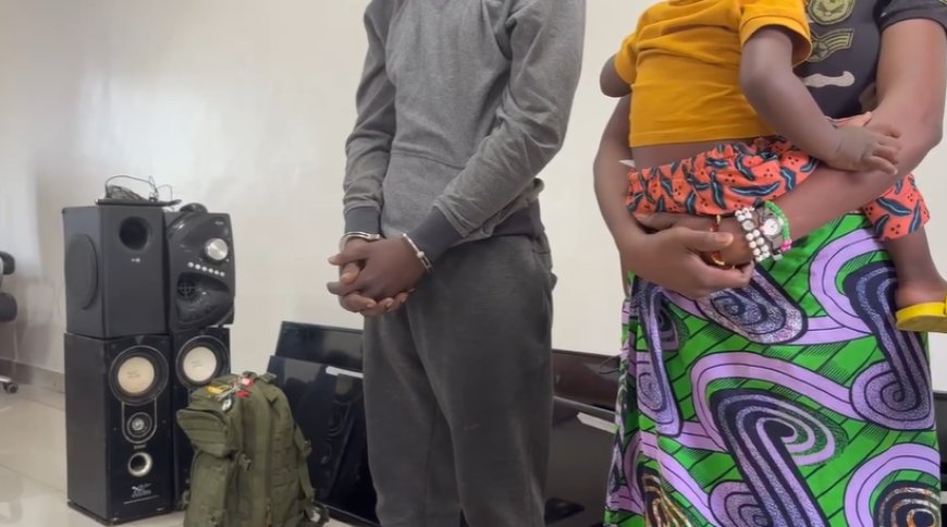 "Polisi mu Majyaruguru Yerekanye Abakekwaho Ubujura n’Ibikoresho Byibwe Bafatanywe"