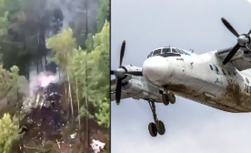 U Burusiya: Indege yari itwaye abantu 49 yakoze impanuka ikomeye, nta n’umwe warokotse