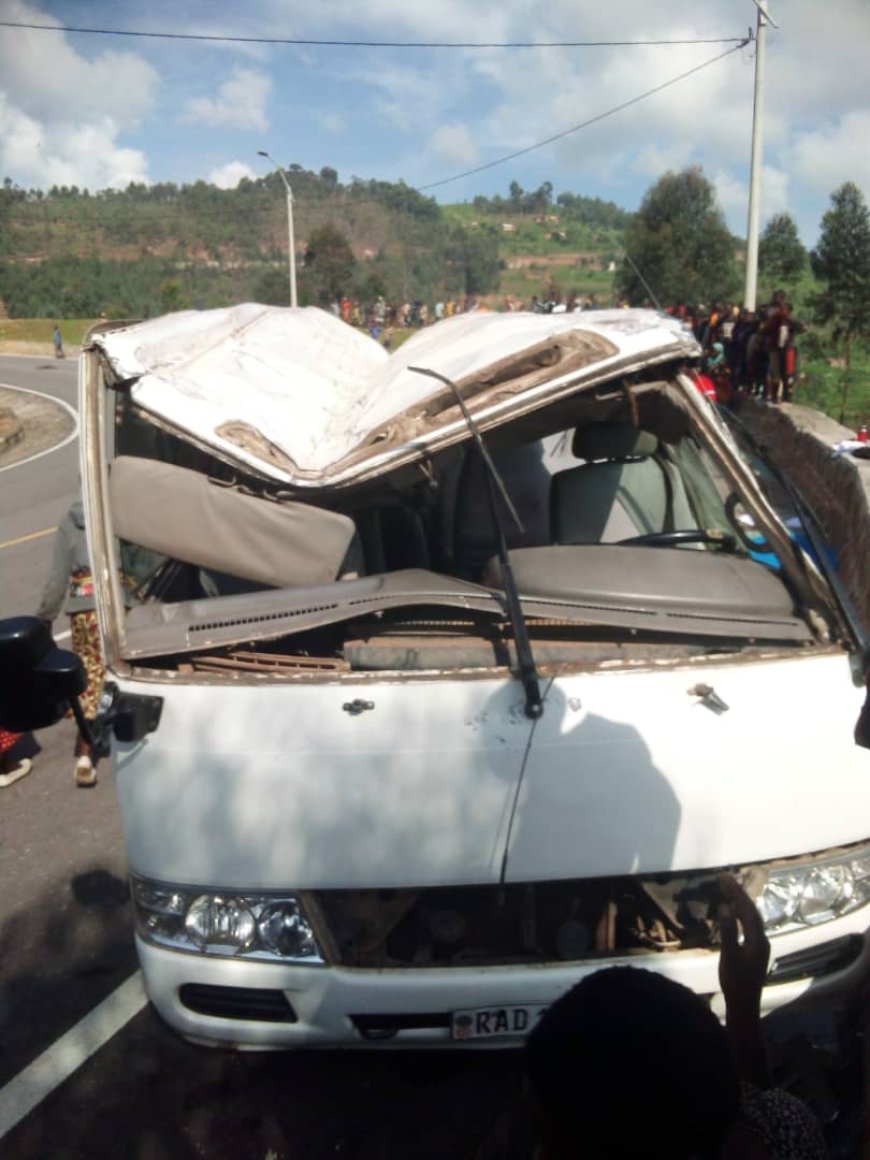 Gatsibo: Habaye impanuka ikomeye y'imodoka yo mu bwoko bwa coaster