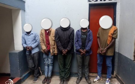 Gicumbi: Polisi yafashe abantu batanu bahungabanyaga umutekano