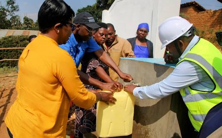 Burera:Abaturage Barishimira kugezwaho amazi meza