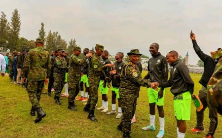 Ubusabane bw’ingabo: U Rwanda na Uganda byahuye mu mukino udasanzwe"