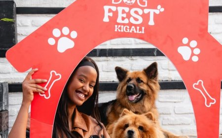 Miss Naomie na Kayumba Darina mu bafite imbwa zizitabira iserukiramuco rizabera i Kigali