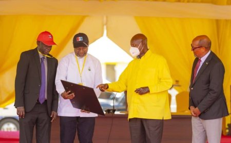 Museveni yakiriye Intumwa z’umuryango RPF-Inkotanyi