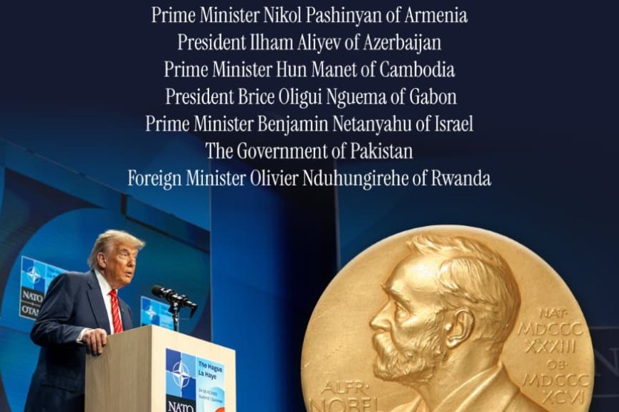 Minisitiri Nduhungirehe ku rutonde rw’abasabira Donald Trump igihembo cy’amahoro cya Nobel