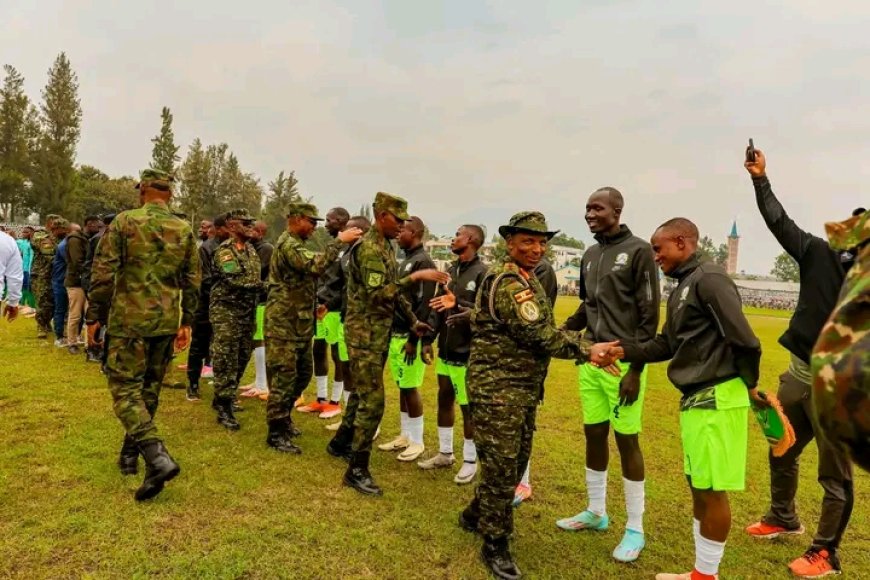 Ubusabane bw’ingabo: U Rwanda na Uganda byahuye mu mukino udasanzwe"