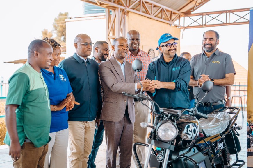 Sosiyete ya Spiro yahaye Mount Kigali University moto 5 abanyeshuri bazigiraho