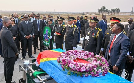 Tshisekedi aherekeje mu cyubahiro abasirikare bakuru biciwe mu mirwano na M23