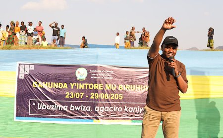 U rwanda rw'ubu ni urwahazaza ruzubakwa n'imbaraga zanyu- visi meya bwana NIYONSENGA ahanura urubyiruko