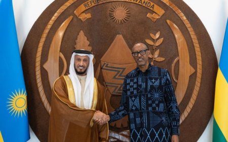 Perezida Kagame yakiriye Sheikh Abdulla bin Mohammed bin Butti Al Hamed uyobora itangazamakuru muri UAE