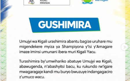 Umujyi wa Kigali washimiye abagize uruhare mu migendekere myiza ya shampiyona y’Isi y’amagare