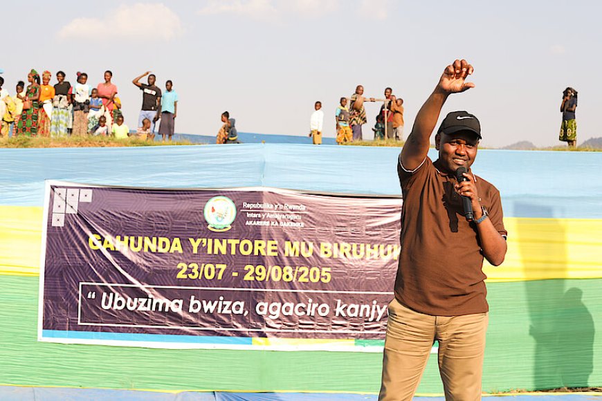 U rwanda rw'ubu ni urwahazaza ruzubakwa n'imbaraga zanyu- visi meya bwana NIYONSENGA ahanura urubyiruko