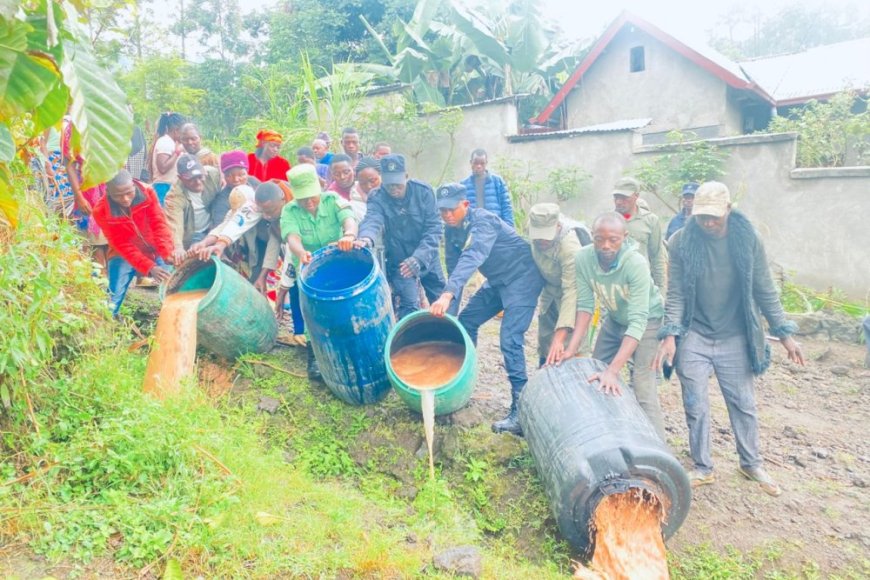 Musanze litiro 1000 z'inzoga itemewe yitwa muhenyina zamenwe