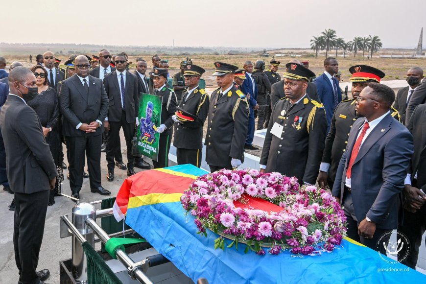 Tshisekedi aherekeje mu cyubahiro abasirikare bakuru biciwe mu mirwano na M23