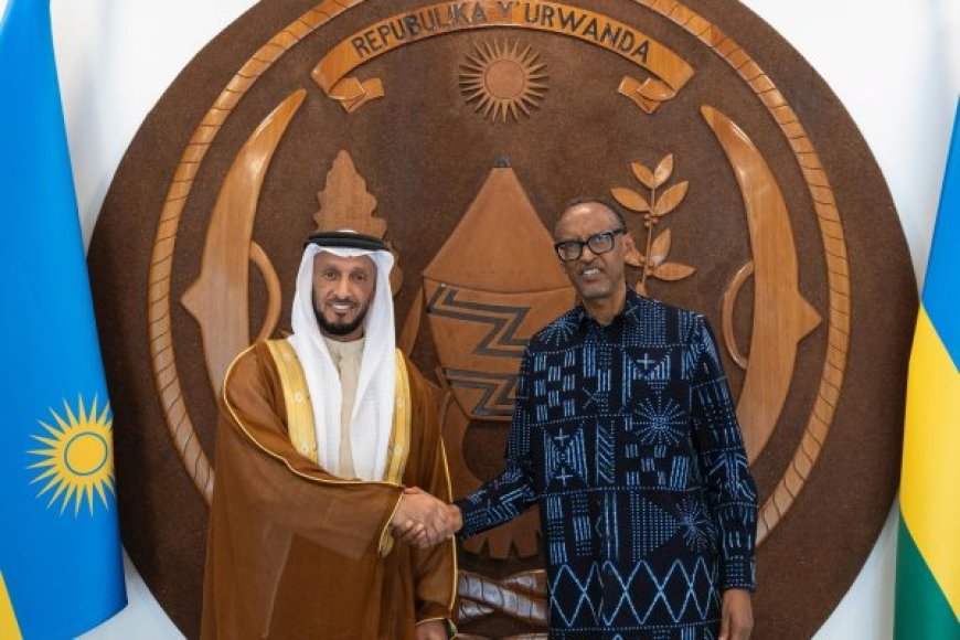 Perezida Kagame yakiriye Sheikh Abdulla bin Mohammed bin Butti Al Hamed uyobora itangazamakuru muri UAE