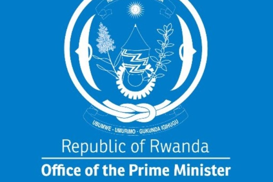 Itangazo riturutse mu Biro bya Minisitiri w'Intebe