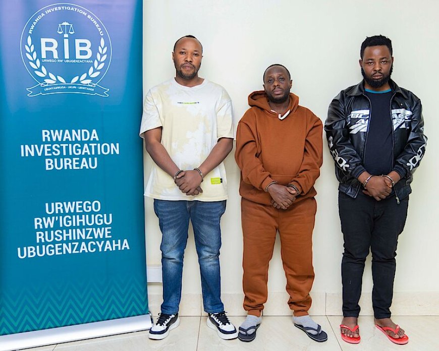 RIB yafashe abagabo batatu bibye asaga miliyoni 17Frw kuri sitasiyo za esanse zitandukanye mu gihugu