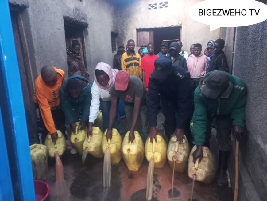 Musanze: Polisi yamennye ibinyobwa bitujuje ubuziranenge, isaba abaturage kubyirinda