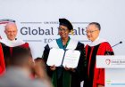 UGHE yahaye Jeannette Kagame Impamyabumenyi y’Ikirenga y’icyubahiro