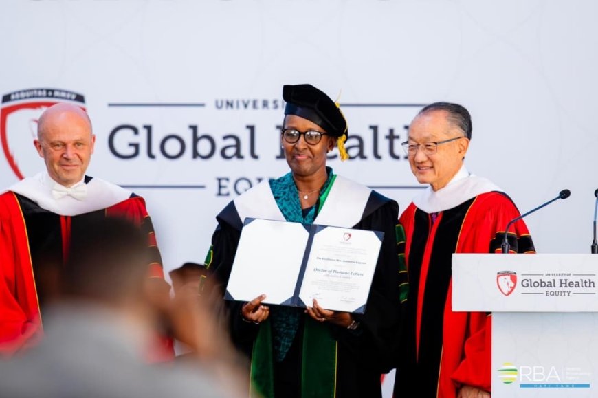 UGHE yahaye Jeannette Kagame Impamyabumenyi y’Ikirenga y’icyubahiro