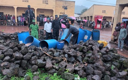 Amajyaruguru: Polisi yangije litiro zisaga 10.000 z’ibinyobwa bitemewe byangizaga abaturage