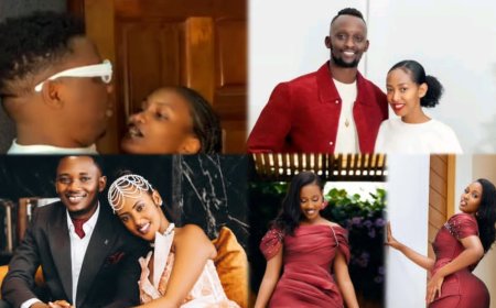 Mu mafoto: Reba uko ibyamamare Byinshi Byizihije umunsi w'abakundana bimeranye n'abo bakundana