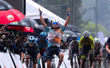 Amakuru Mashya: Umunya Israel Itamar Einhorn yegukanye agace ka mbere ka Tour du Rwanda 2026