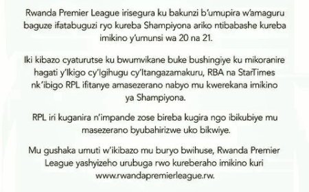 Itangazo ryihutirwa ku baguze ifatabuguzi ryo kureba imikino ya Shampiyona y'umupira w'amaguru mu Rwanda