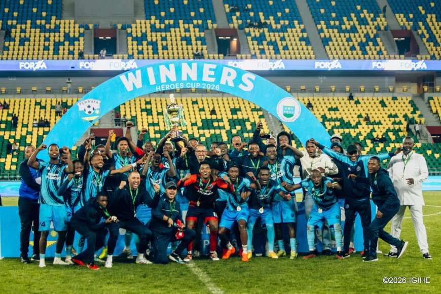 Police FC yegukanye igikombe cy'Intwari cya 2026 itsinze APR FC kuri Penaliti