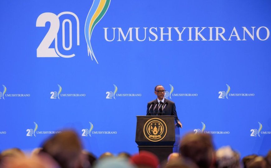 Perezida Kagame yahaye umukoro abitabiriye Umushyikirano ku nshuro ya 20 aburira abahombya imishinga