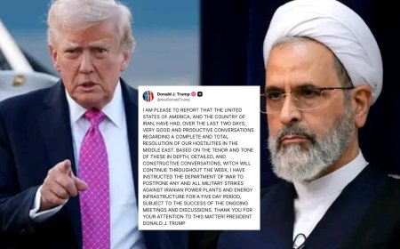 Donald Trump yatanze agahenge muri Iran.