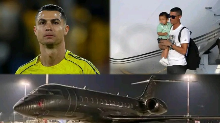 Cristiano Ronaldo yuriye indege ava muri Arabia saudite igitaraganya