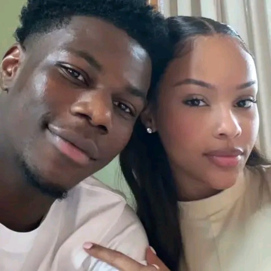 Tchouameni n'umukunzi we banyomoje amakuru y'abavuga ko umukunzi we amuca nyuma