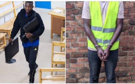 Polisi y'U Rwanda yataye muri yombi umusore wibye mudasobwa mu karere ka Rulindo