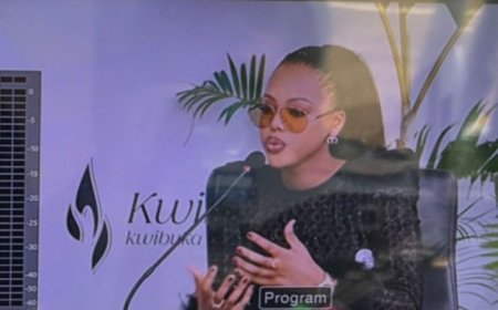 Kwibuka32:Miss Mutesi Jolly yasabye urubyiruko kwirinda kuba igikoresho cy'abarwanya u Rwanda