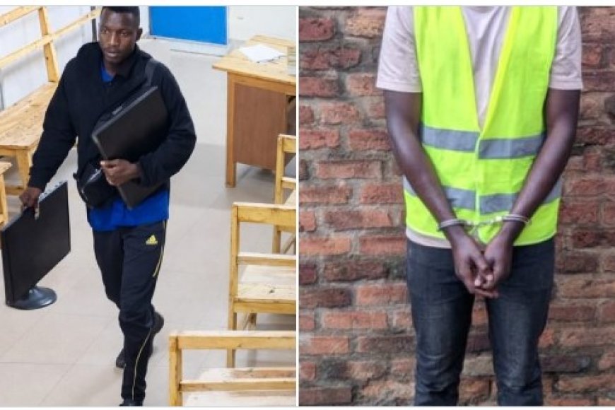 Polisi y'U Rwanda yataye muri yombi umusore wibye mudasobwa mu karere ka Rulindo