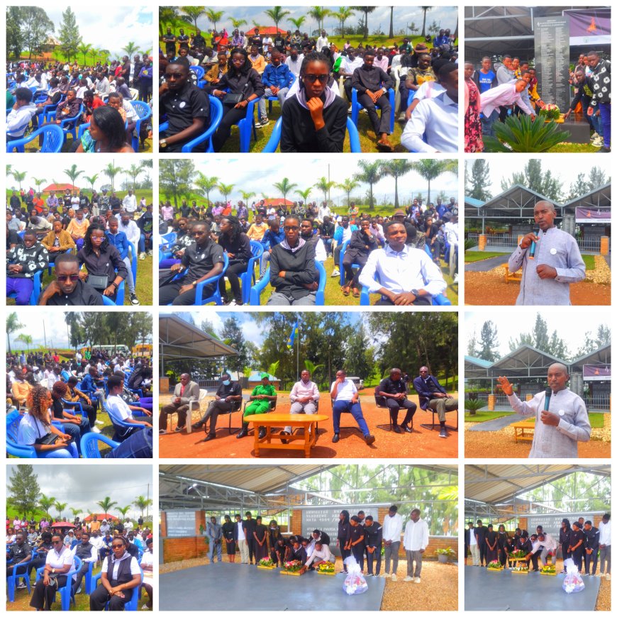 Rulindo:Urubyiruko rurenga 300 rwaturutse mu mirenge ya Base, Cyungo na Rukozo rwasuye urwibutso rwa Rusiga ruhavana umukoro