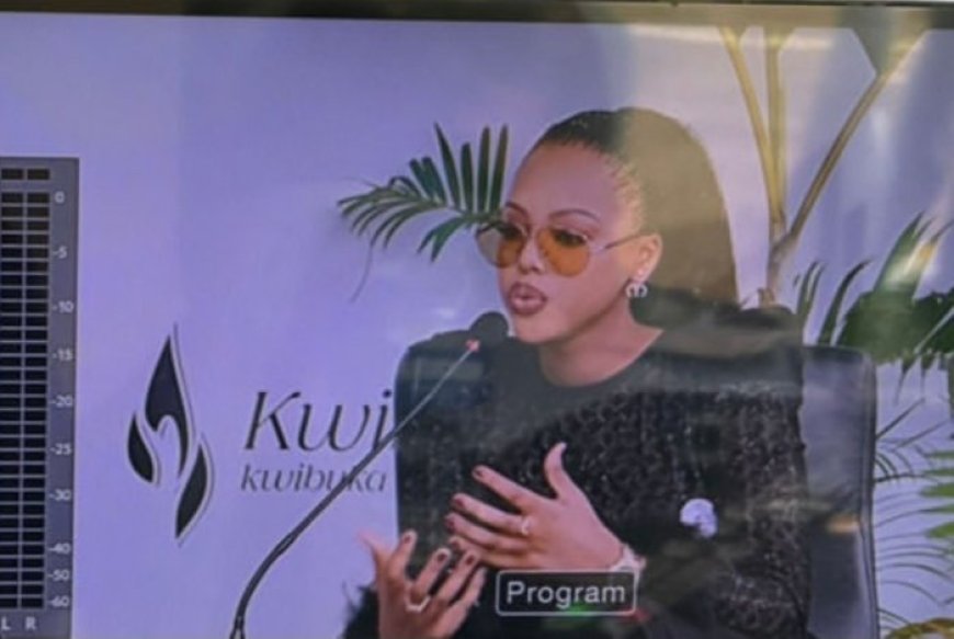 Kwibuka32:Miss Mutesi Jolly yasabye urubyiruko kwirinda kuba igikoresho cy'abarwanya u Rwanda