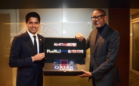 Perezida Kagame yashimiye ikipe ya Paris Saint Germain yageze ku mukino wa nyuma wa UEFA Champions League