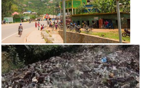 Rulindo: Abacuruzi barinubira umunuko uva mu kimoteri cy’isoko rya Base
