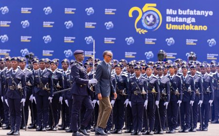 Perezida Kagame yashimye imyaka 25 Polisi y’u Rwanda imaze ikora akazi k’indashyikirwa