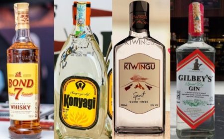 Inzoga zirimo izikunzwe mu Rwanda nka kiwingu,konyagi,Bazzoka,Gilbels,Greybolt,K-vant zakuwe kw'isoko
