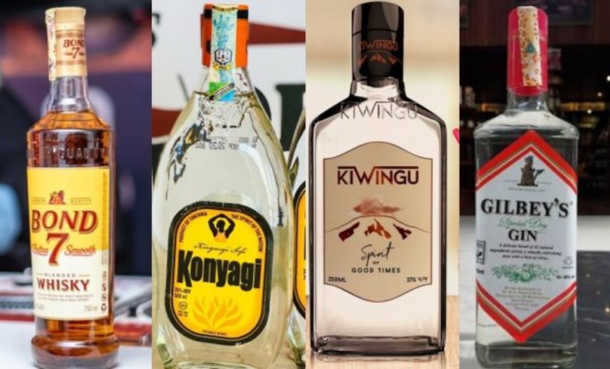 Inzoga zirimo izikunzwe mu Rwanda nka kiwingu,konyagi,Bazzoka,Gilbels,Greybolt,K-vant zakuwe kw'isoko