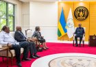 Perezida Kagame yaganiriye n’abarimo Uhuru Kenyatta bavuye i Goma kuganira ku bibazo byo muri Congo
